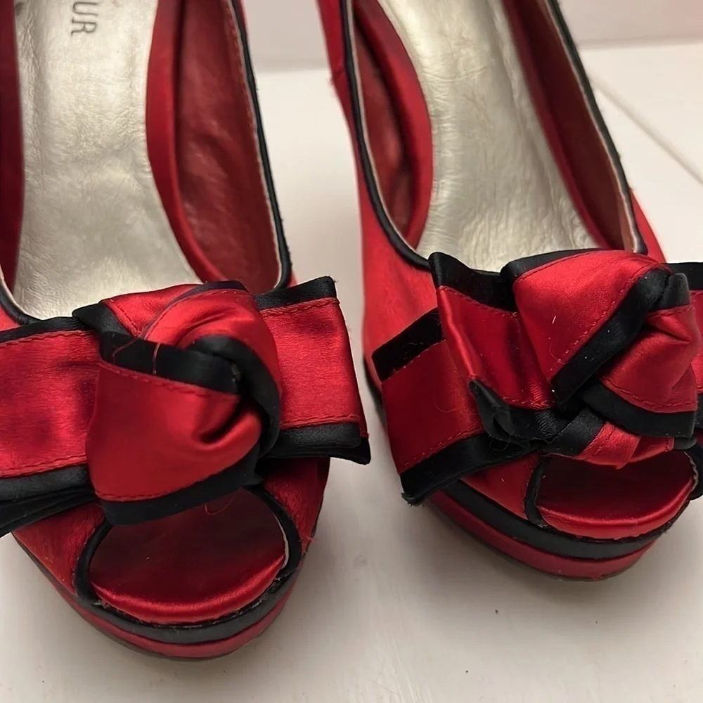 Menbur Holiday Christmas High Heel Shoes size 6.5